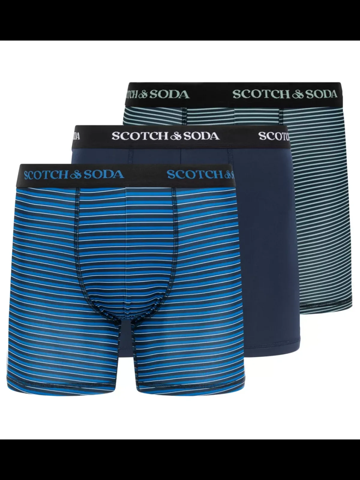 Discount SCOTCH & SODA MEN'S UNDERWEAR SS24 - 3PK BOXER BRIEF (2 PRINT) Underwear & Socks