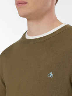 Online Seasonal core - viscose regular fit crewneck Knitwear