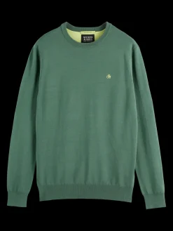 Online Seasonal core - viscose regular fit crewneck Knitwear