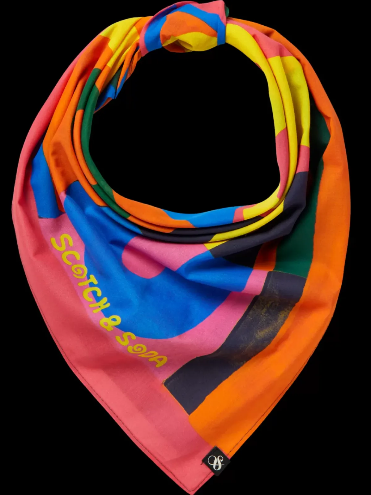 Outlet Seasonal printed cotton bandana Hats, Scarves & Gloves