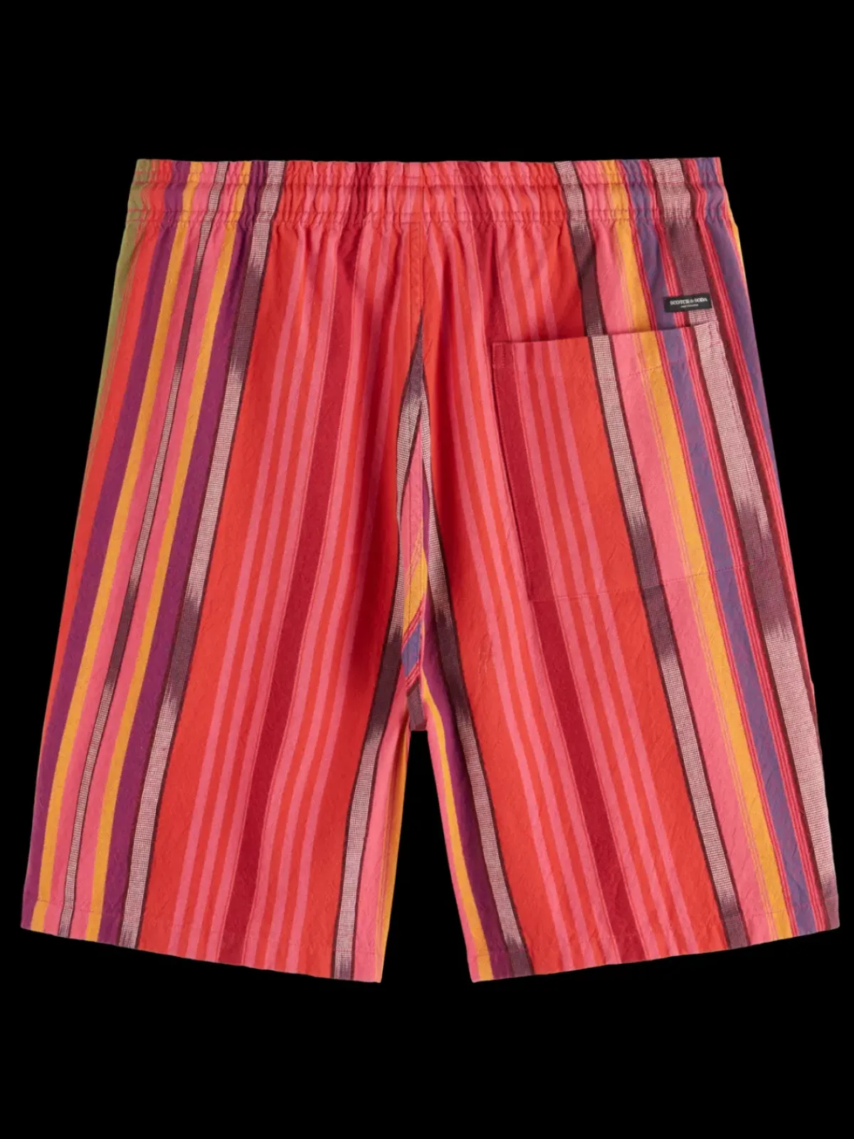 Outlet Seasonal- striped cotton-oxford bermuda short Shorts