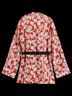 Outlet SHELL BATIK PRINTED PYJAMA BLAZER Women Blazers