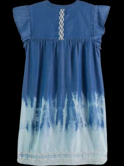Sale Short sleeve dress - washed indigo Kids Dresses & Jumpsuits