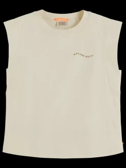 Fashion SIDE PANEL INSERT TANK Women Tops & T-shirts
