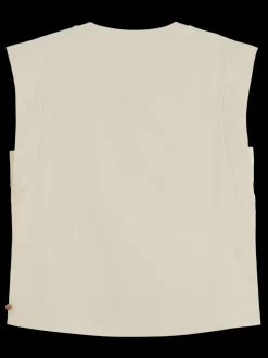 Fashion SIDE PANEL INSERT TANK Women Tops & T-shirts