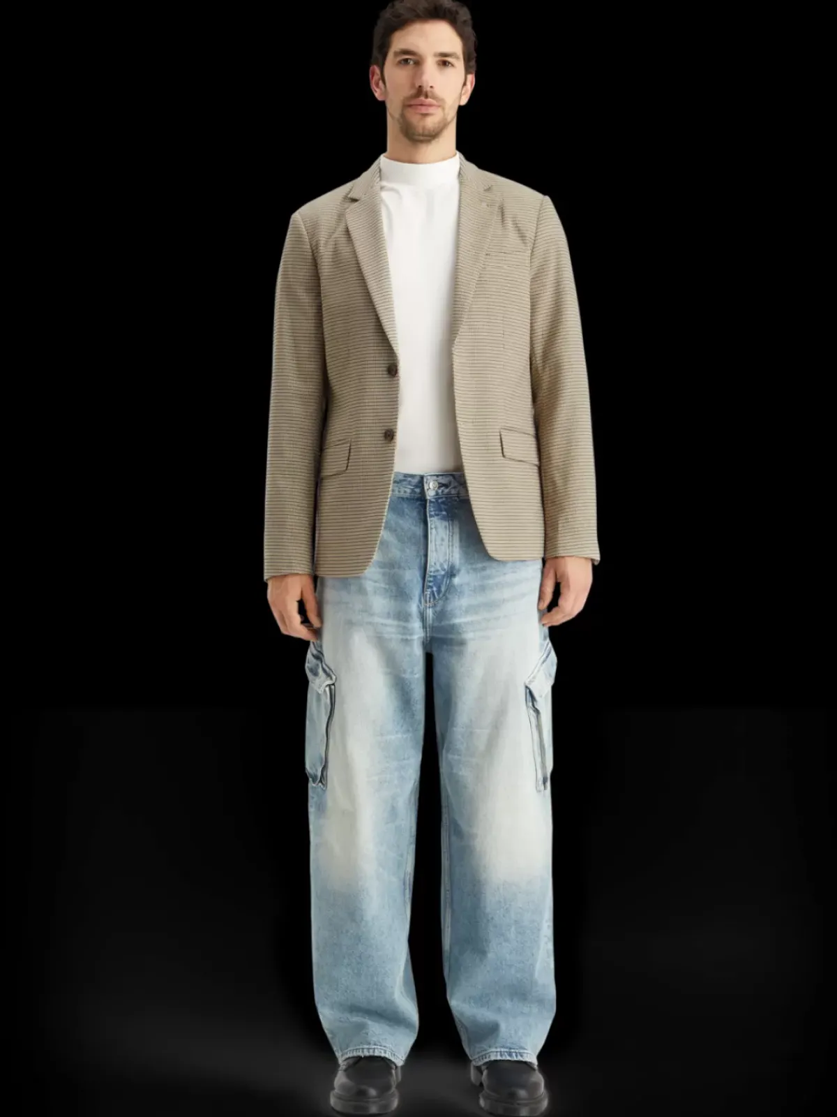 Hot Single breasted yarn-dyed blazer Blazers & Waistcoats