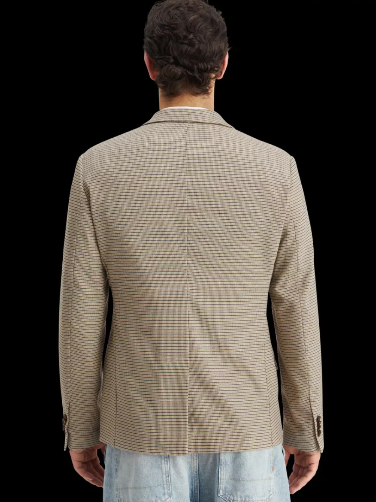 Hot Single breasted yarn-dyed blazer Blazers & Waistcoats