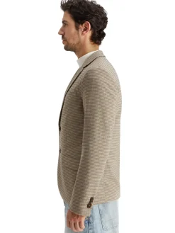 Hot Single breasted yarn-dyed blazer Blazers & Waistcoats