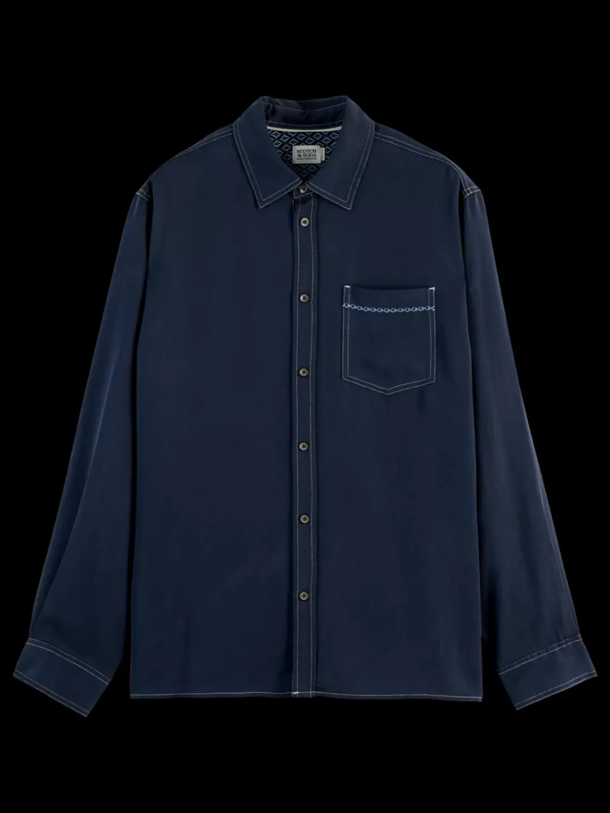 Fashion SOLID TENCEL SHIRT Shirts