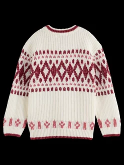 Discount SPARKLY FAIR ISLE PULLOVER Kids Knitwear