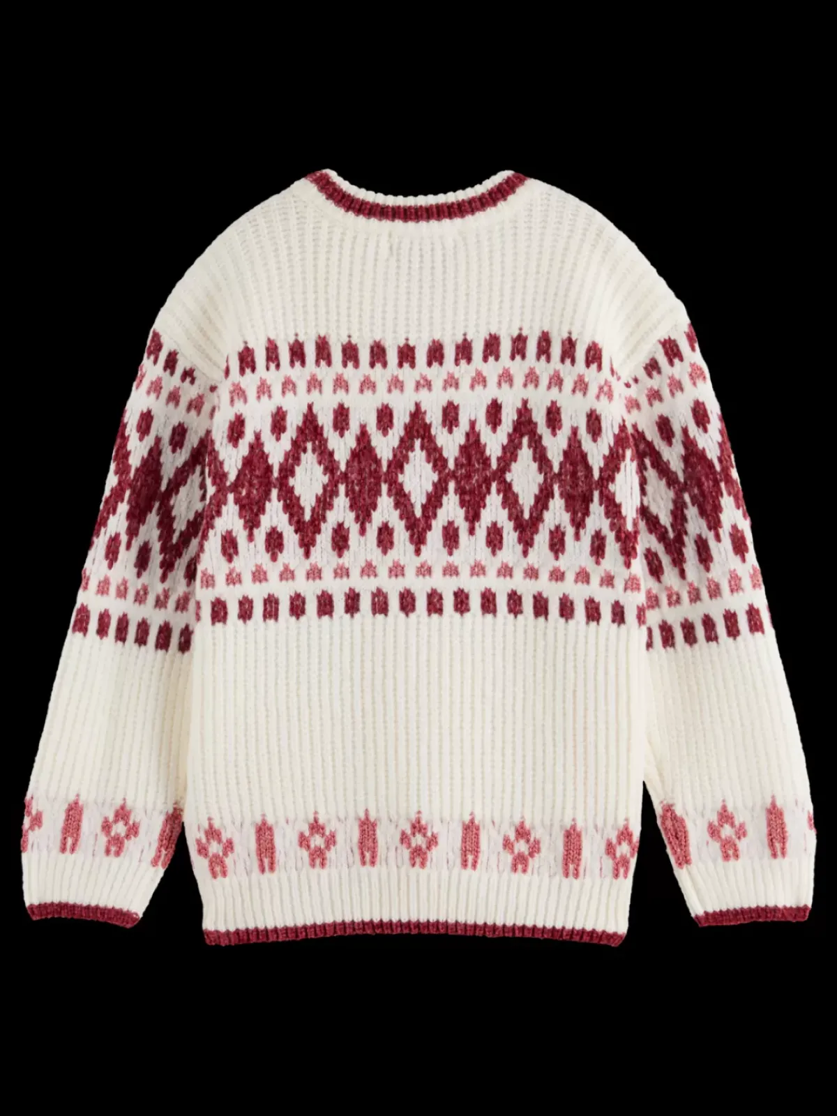 Discount SPARKLY FAIR ISLE PULLOVER Kids Knitwear