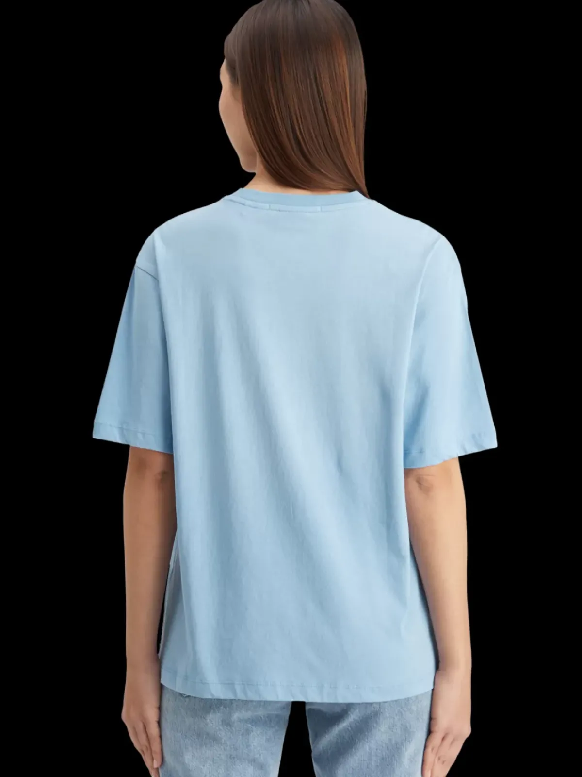 Hot SPRAYED ARTWORK BOYFRIEND FIT T-SHIRT Women Tops & T-shirts