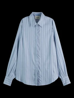 Hot STRIPED LIGHTWEIGHT SHIRT Women Blouses & Shirts