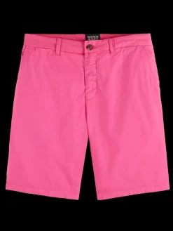 New Stuart- garment-dyed pima cotton chino short Shorts
