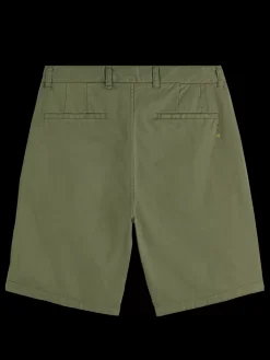 New Stuart- garment-dyed pima cotton chino short Shorts