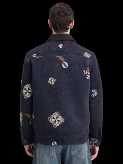 Hot SWIRL POETRY JACQUARD TRUCKER Jackets & Coats