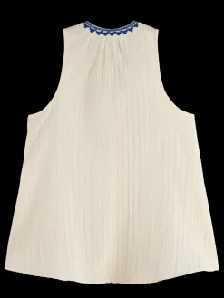 New TANK TOP WITH TAPE DETAIL Women Tops & T-shirts