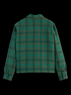 Hot TEDDY LINED CHECKED OVERSHIRT Jackets & Coats