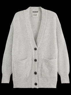 Best TEXTURED STITCH OVERSIZED CARDIGAN Women Knitwear