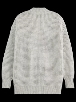 Best TEXTURED STITCH OVERSIZED CARDIGAN Women Knitwear