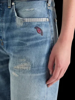 Hot THE BUZZ SLIM BOYFRIEND JEANS Women Jeans