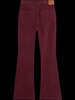 Fashion THE CHARM CLASSIC FLARED JEANS IN COLOURED STRETCH CORDUROY Women Jeans