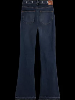 New THE CHARM FLARED JEANS WITH EMBROIDERY DETAILS - ROAD  TRIP Women Jeans