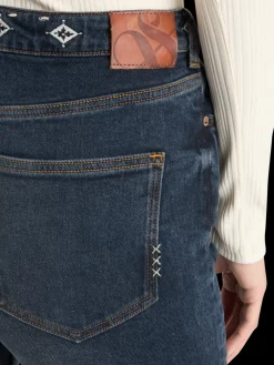 New THE CHARM FLARED JEANS WITH EMBROIDERY DETAILS - ROAD  TRIP Women Jeans