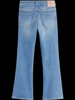 Online The charm high-rise classic flared jeans - sea and sky Kids Jeans