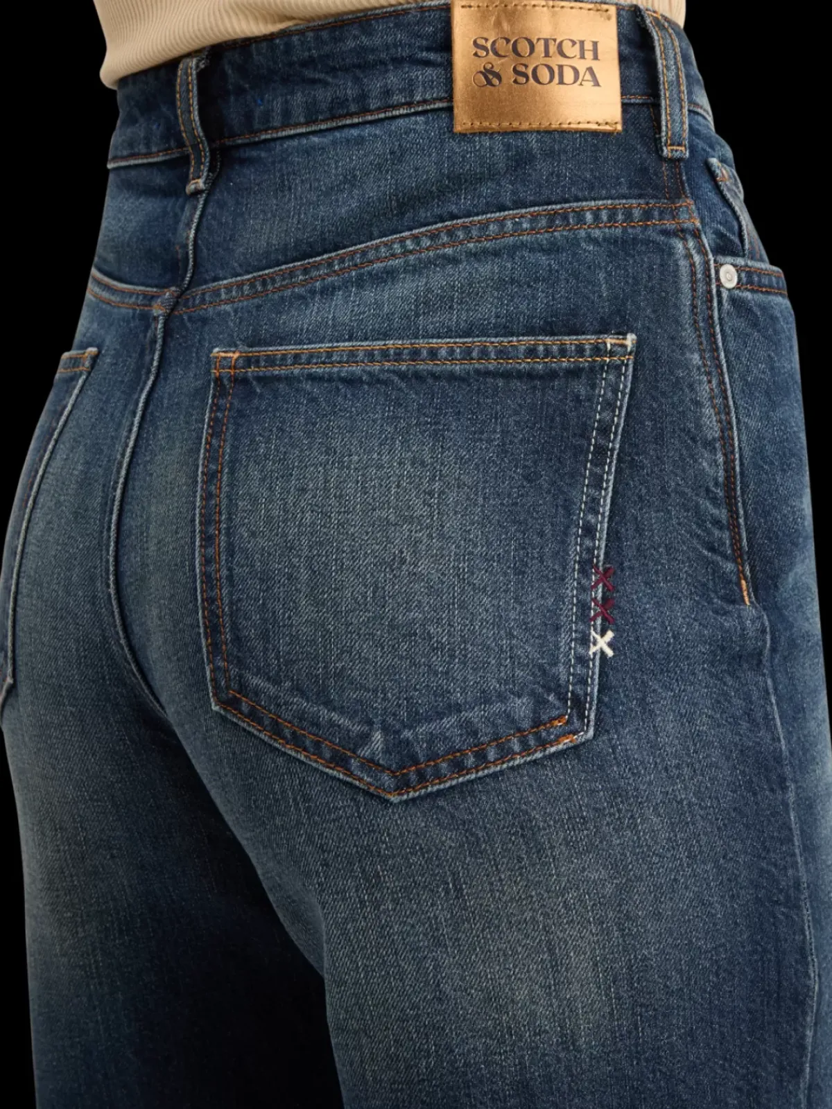 Clearance THE RIPPLE AUTHENTIC STRAIGHT JEANS LUX BLUE Women Jeans
