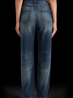 Clearance THE RIPPLE AUTHENTIC STRAIGHT JEANS LUX BLUE Women Jeans