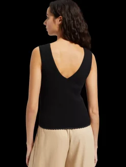 Online TIE BACK KNITTED TANK Women Tops & T-shirts