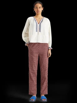 Online Top with embroidery details Women Tops & T-shirts|Blouses & Shirts