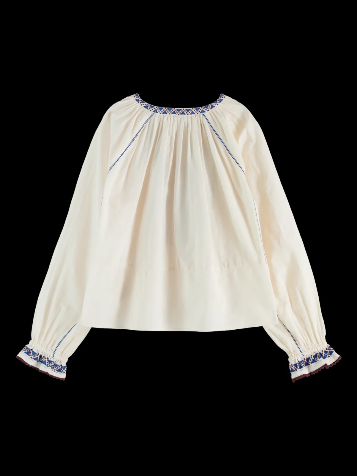 Online Top with embroidery details Women Tops & T-shirts|Blouses & Shirts
