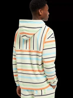 New Towelling striped hoodie Sweatshirts & Hoodies