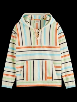 New Towelling striped hoodie Sweatshirts & Hoodies