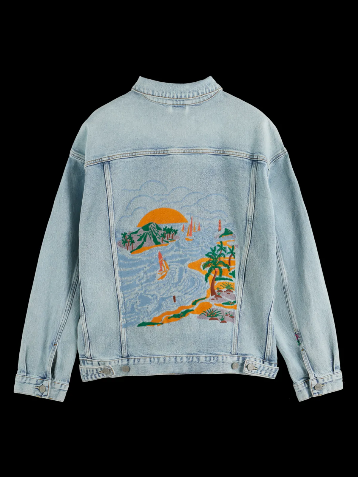 Online Trucker jacket with artwork Jackets & Coats