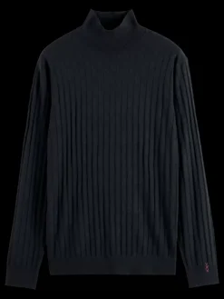 Hot TURTLE NECK REGULAR FIT RELIEF STITCH SWEATER Knitwear