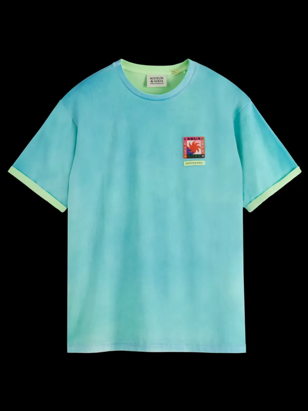 Outlet Two colour sprayed t-shirt T-shirts & Polo Shirts