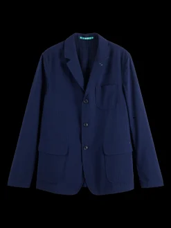 Outlet Unconstructed seersucker blazer Blazers & Waistcoats|Jackets & Coats