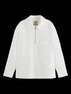Hot UTILITY SHIRT WITH ZIP Women Sweatshirts & Hoodies
