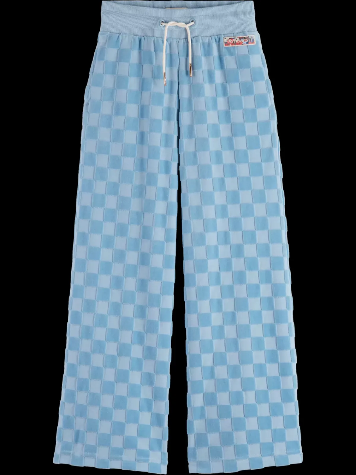 Discount VELOUR CHECKERBOARD JOGGER Kids Pants