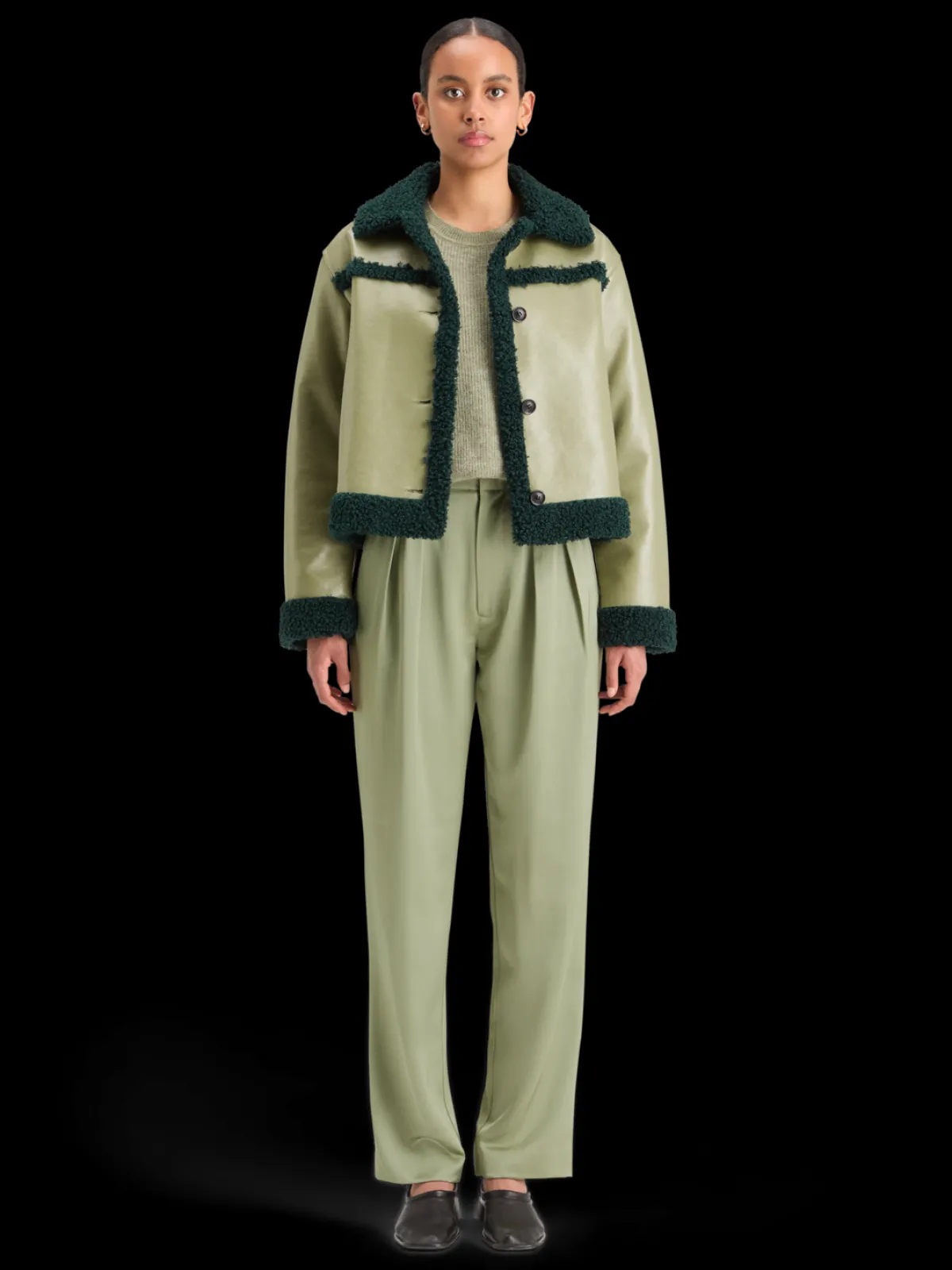 Hot VINYL JACKET Women Jackets & Coats