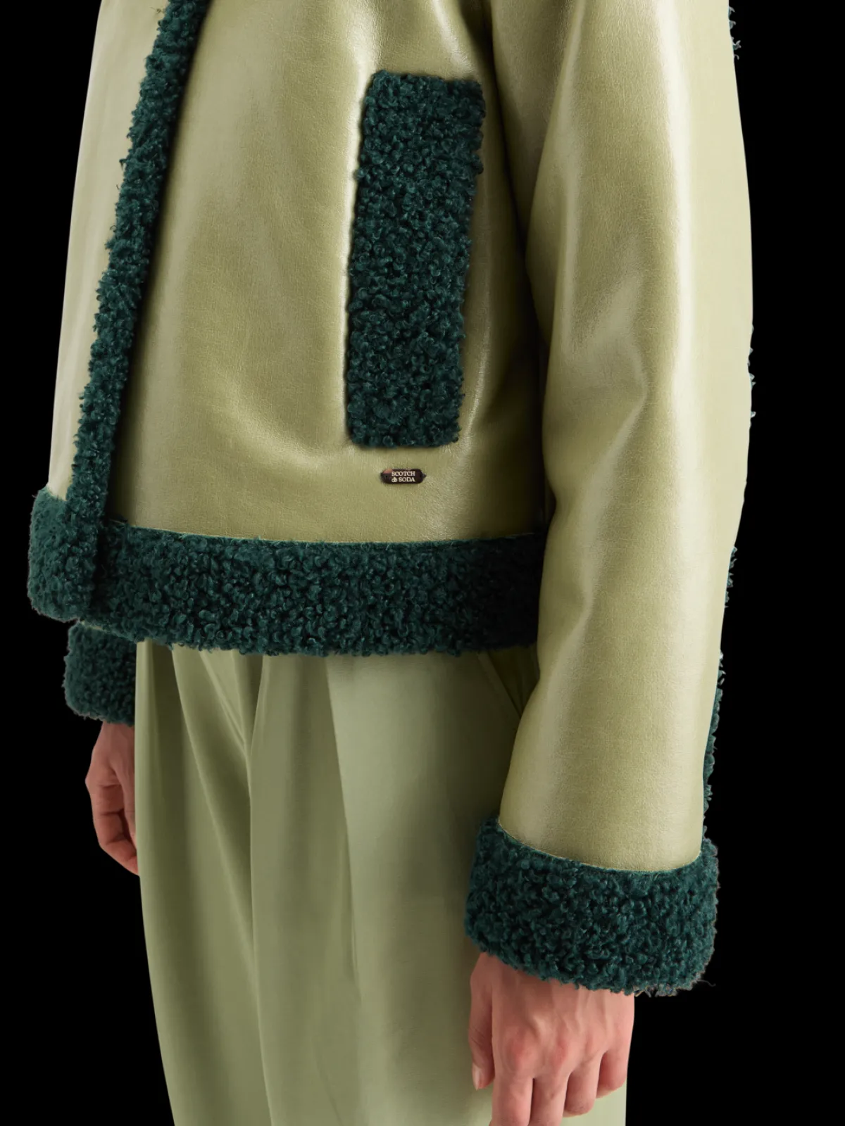 Hot VINYL JACKET Women Jackets & Coats