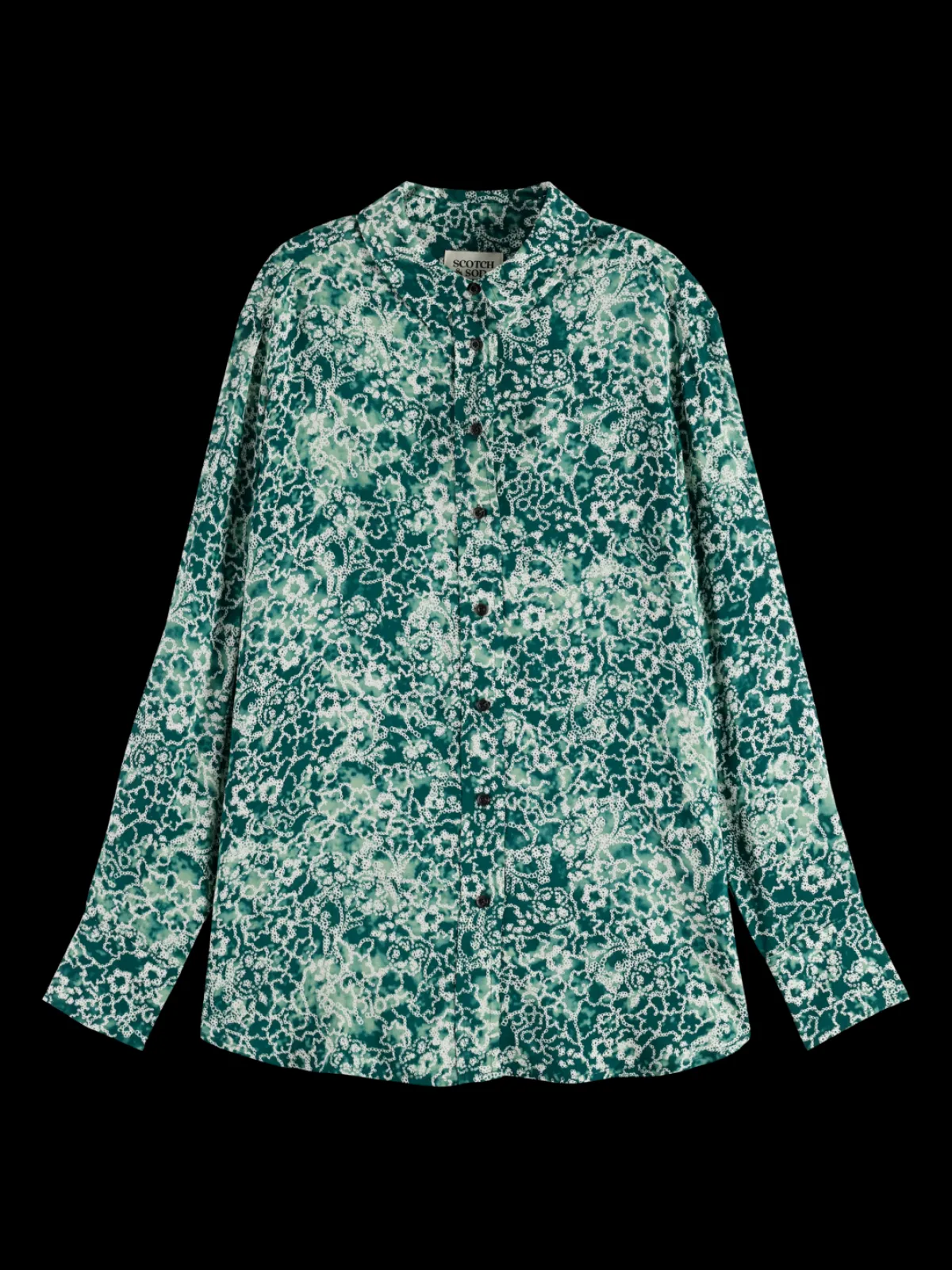 Fashion VISCOSE PRINTED RELAXED FIT SHIRT Women Blouses & Shirts