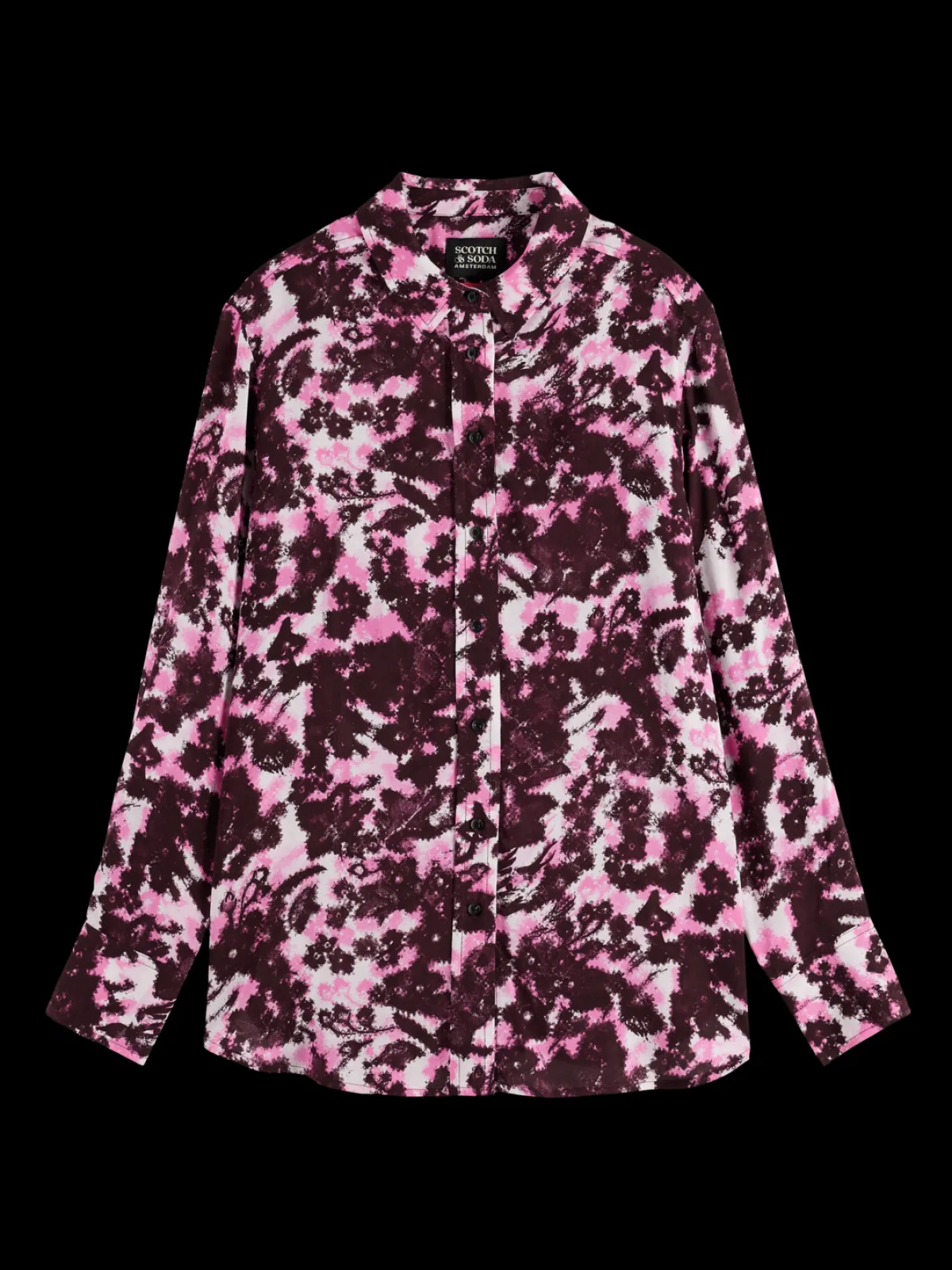 Fashion VISCOSE PRINTED RELAXED FIT SHIRT Women Blouses & Shirts