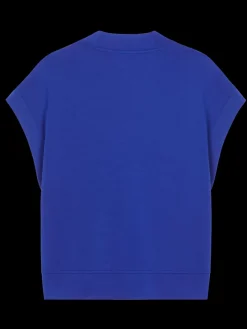 Clearance V-NECK SLEEVELESS MODAL SWEATSHIRT Women Tops & T-shirts|Sweatshirts & Hoodies
