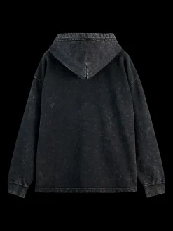 Sale Washed artwork relaxed fit hoodie Sweatshirts & Hoodies