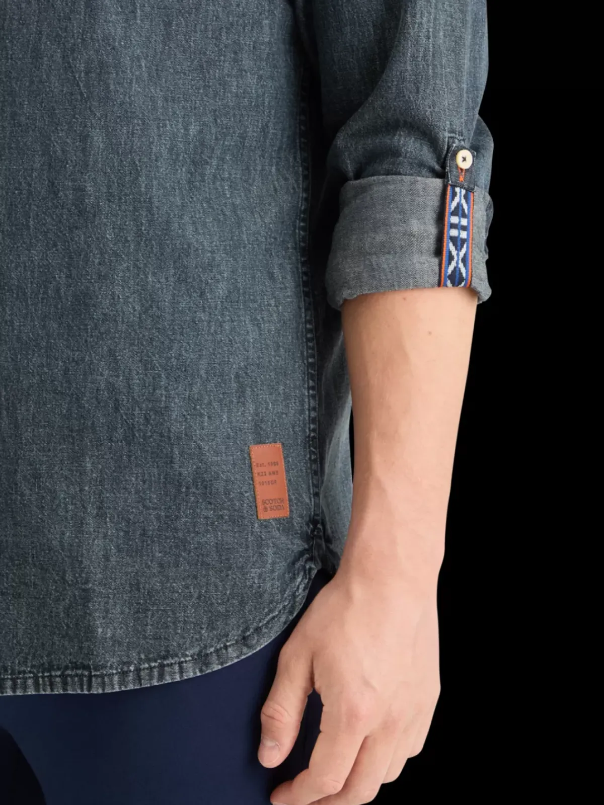 Sale WASHED BLACK DENIM SHIRT Shirts