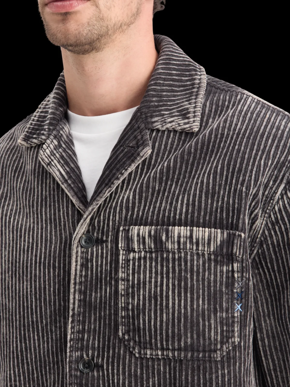 Outlet WASHED CORDUROY JACKET WITH DETACHABLE INNER GILET Jackets & Coats
